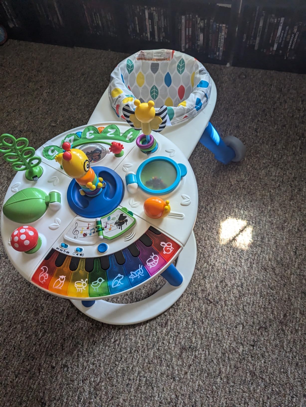 Baby Einstein 4-in-1 Activity Center & Walker with Piano, Age 6M+ | 4 ways to grow: walker, discovery table, art table & floor play customer photo 2