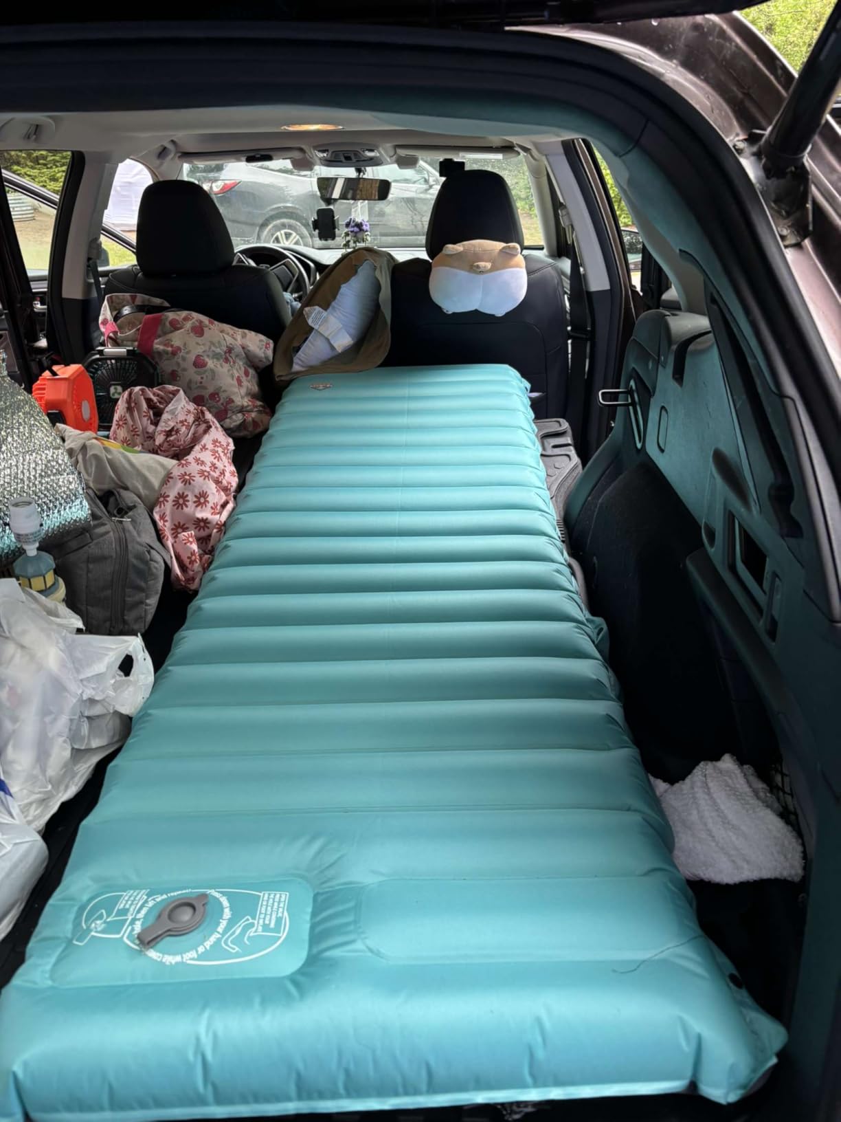 ZOOOBELIVES Inflatable Camping Sleeping Pad, 4-Inch Thick Full Air Support, No Bottoming Out for Side Sleepers, Camping & Backpacking Mattress with Built-in Foot Pump, Durable & Compact - Airlive2000 customer photo 1