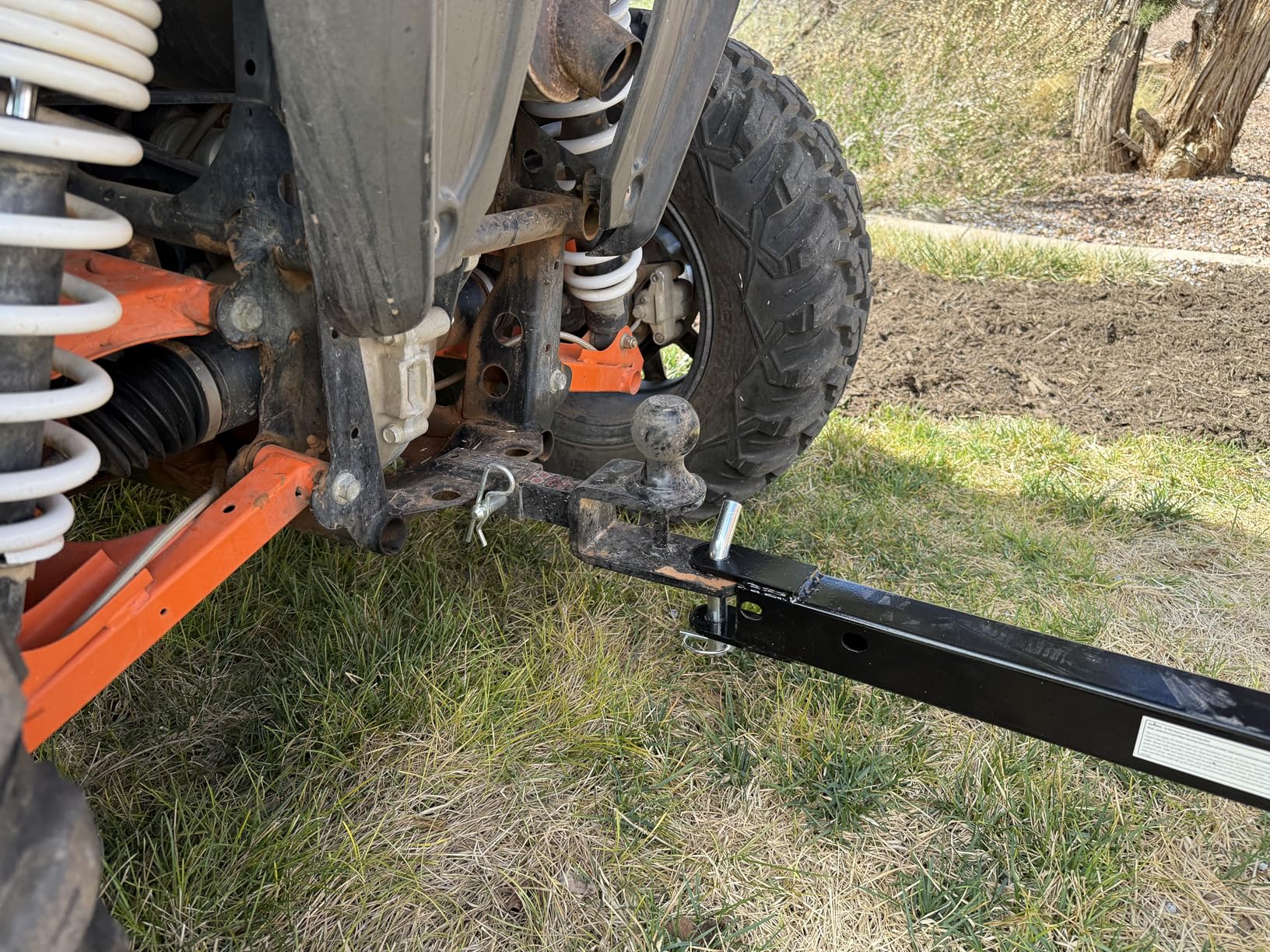 Impact IMPLEMENTS 1500lb ATV/UTV/Tractor Trailer with Solid Steel Floor, Aggressive Tires, and Pivoting Tongue customer photo 2