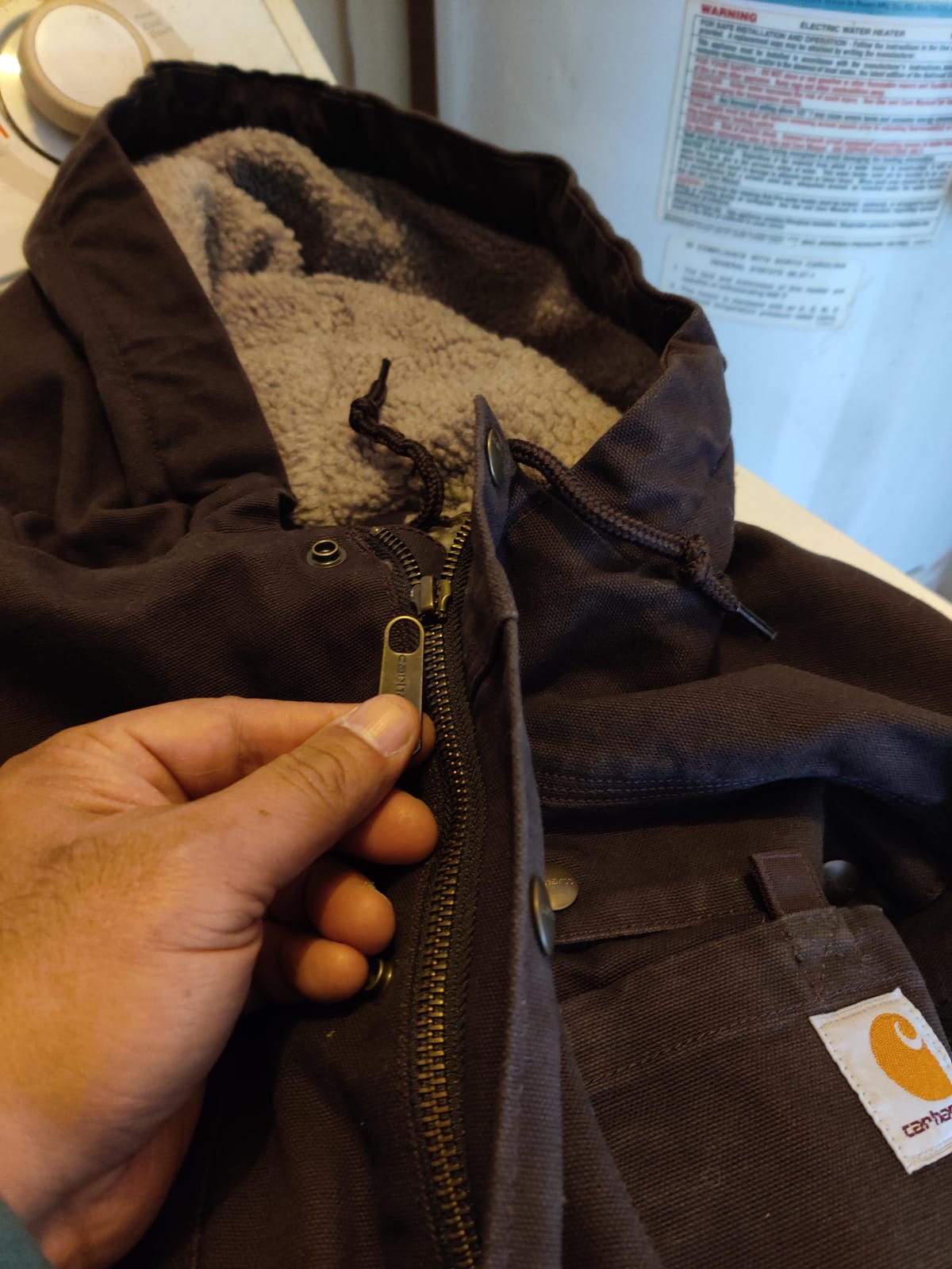 Carhartt Men's Washed Duck Bartlett Jacket customer photo 2