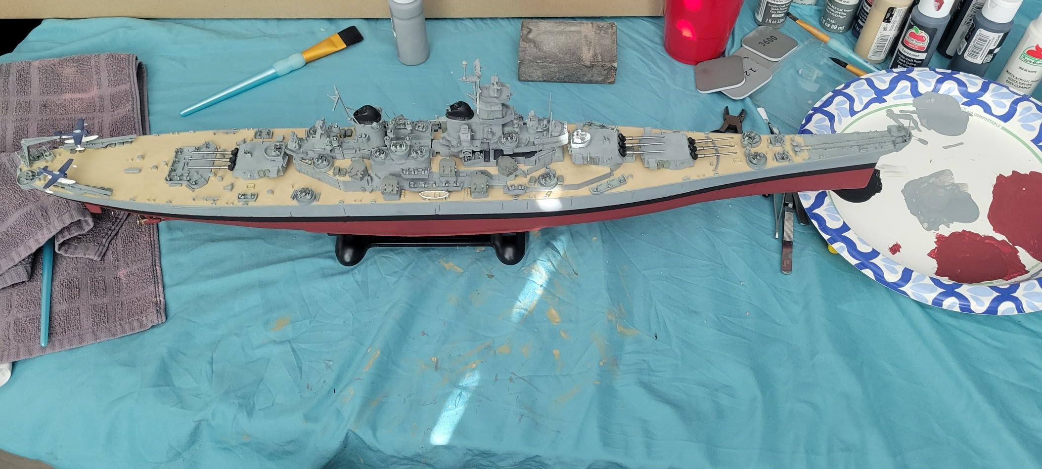 Academy Hobby Model Kits Scale Model: Battle Ships & Aircraft Carrier Kits (1/400 BB-63 Missouri) customer photo 1