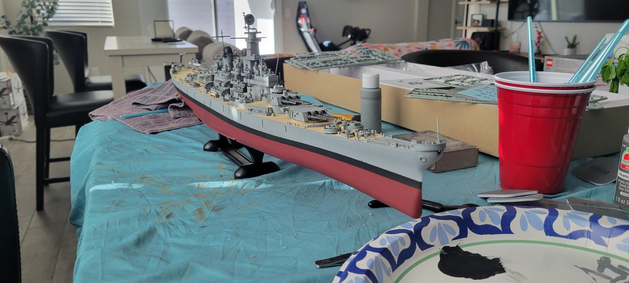 Academy Hobby Model Kits Scale Model: Battle Ships & Aircraft Carrier Kits (1/400 BB-63 Missouri) customer photo 2