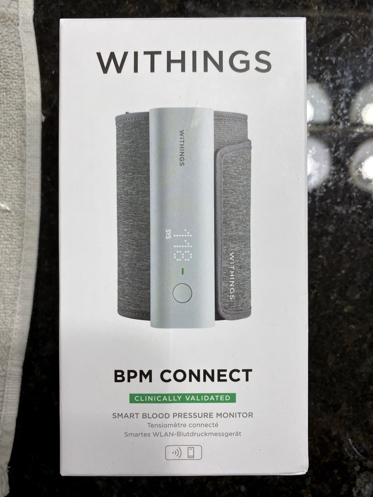 WITHINGS BPM Connect - Blood Pressure Cuff, FDA Cleared, WiFi & Bluetooth customer photo 1