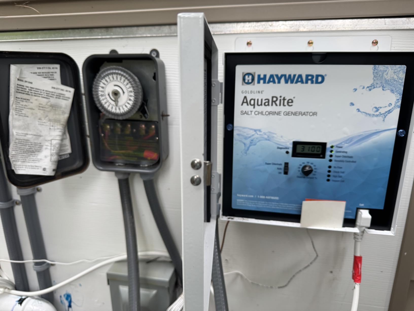 Hayward Aquarite Salt Chlorine Generator for Swimming Pools 40,000 Gallons | W3AQR15 Replacement for AQR15 Saltwater Swimming Pool Chlorination System for In-Ground Pools customer photo 1