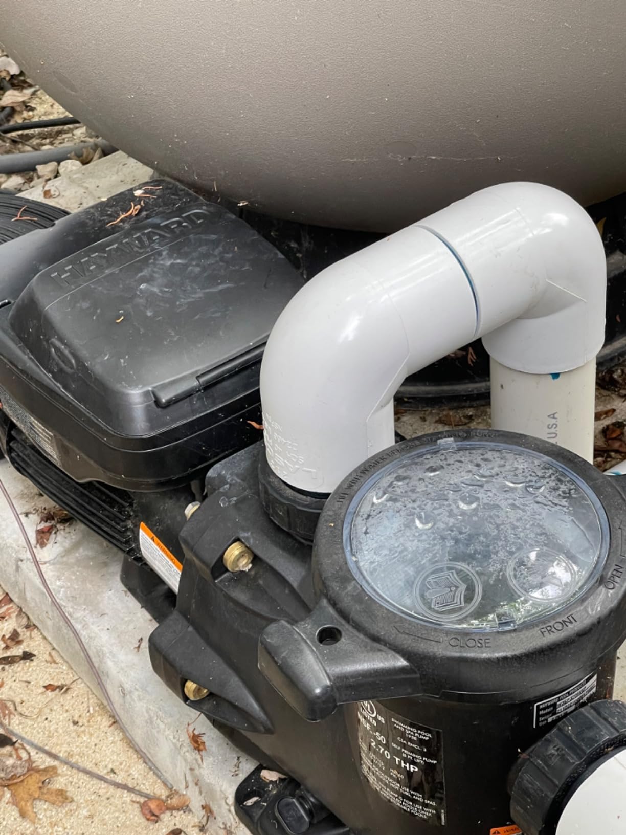 Hayward W3SP3206VSP TriStar VS Variable-Speed Pool Pump for In-Ground Pools, Energy Efficient, 2.7 HP customer photo 2