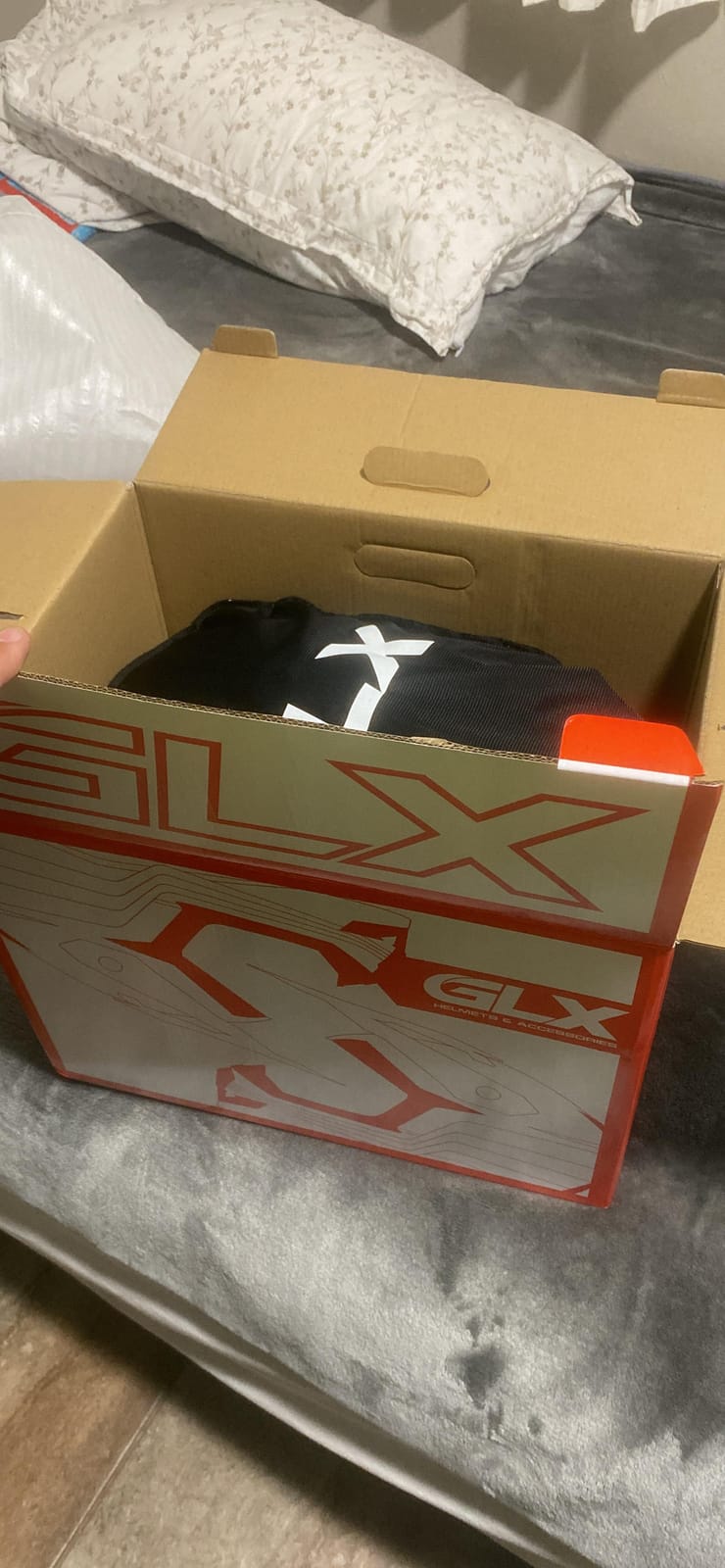 GLX GX23 Full-Face Dirt Bike Motocross Motorcycle Helmet, DOT Approved customer photo 2