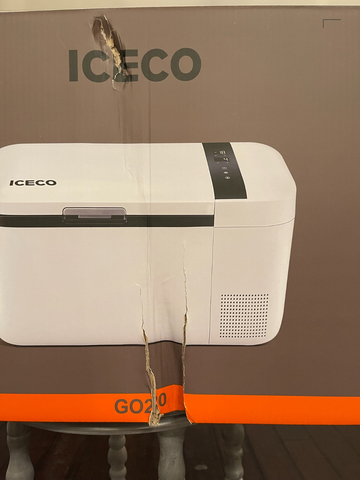 ICECO GO20 Dual Zone 12V Refrigerator, Portable Fridge Freezer with SECOP Compressor, DC 12/24V, AC 100-240V, 0℉ to 50℉, Electric Cooler for Truck, RV, SUV, Outdoor, Driving, 21 Quart, Gray customer photo 1