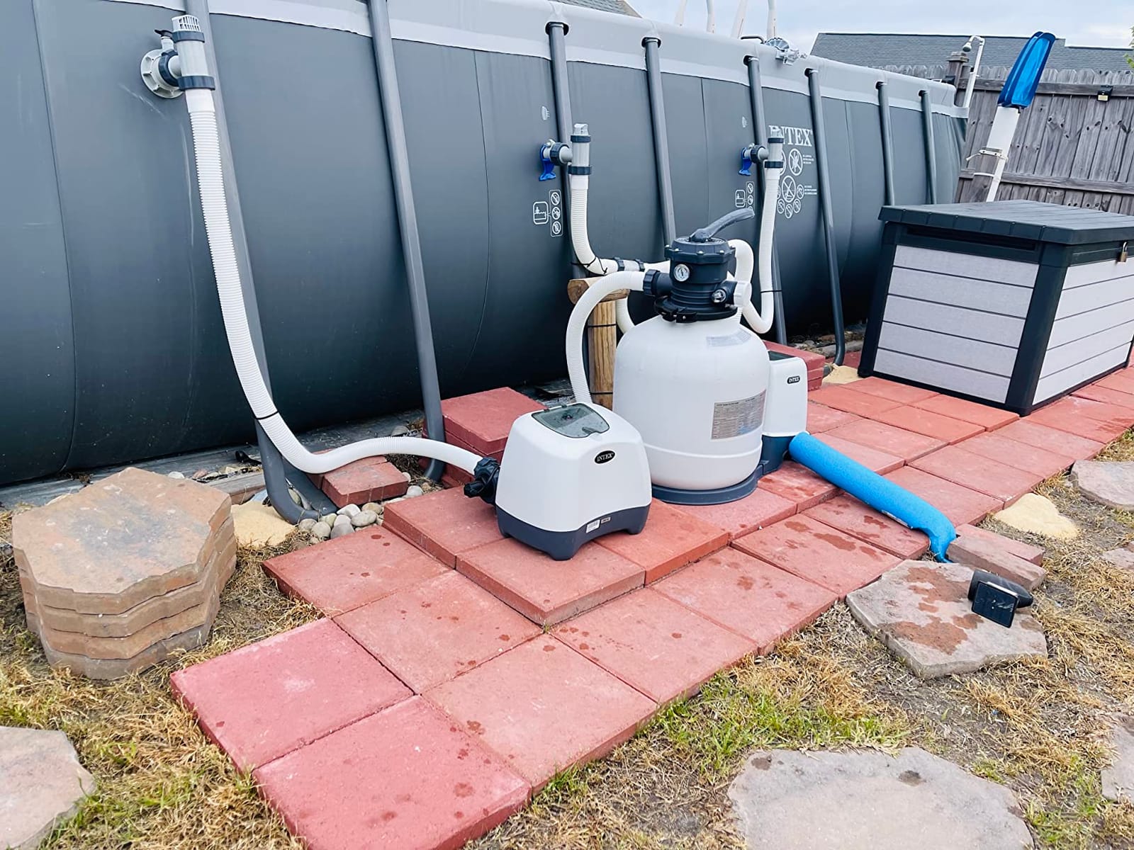 INTEX 26665EG QZ1100 Krystal Clear Saltwater System for up to 15000 Gallon Above Ground Pools customer photo 1