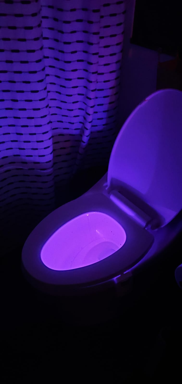 Chunace Toilet Bowl Night Lights Motion Sensor 3Pack, Unique Bathroom Stuff | 16-Color LED Night Light Motion Activated Inside Toilet Bowl, Useful Gadget for Toddler Potty Training, Funny Gifts customer photo 2