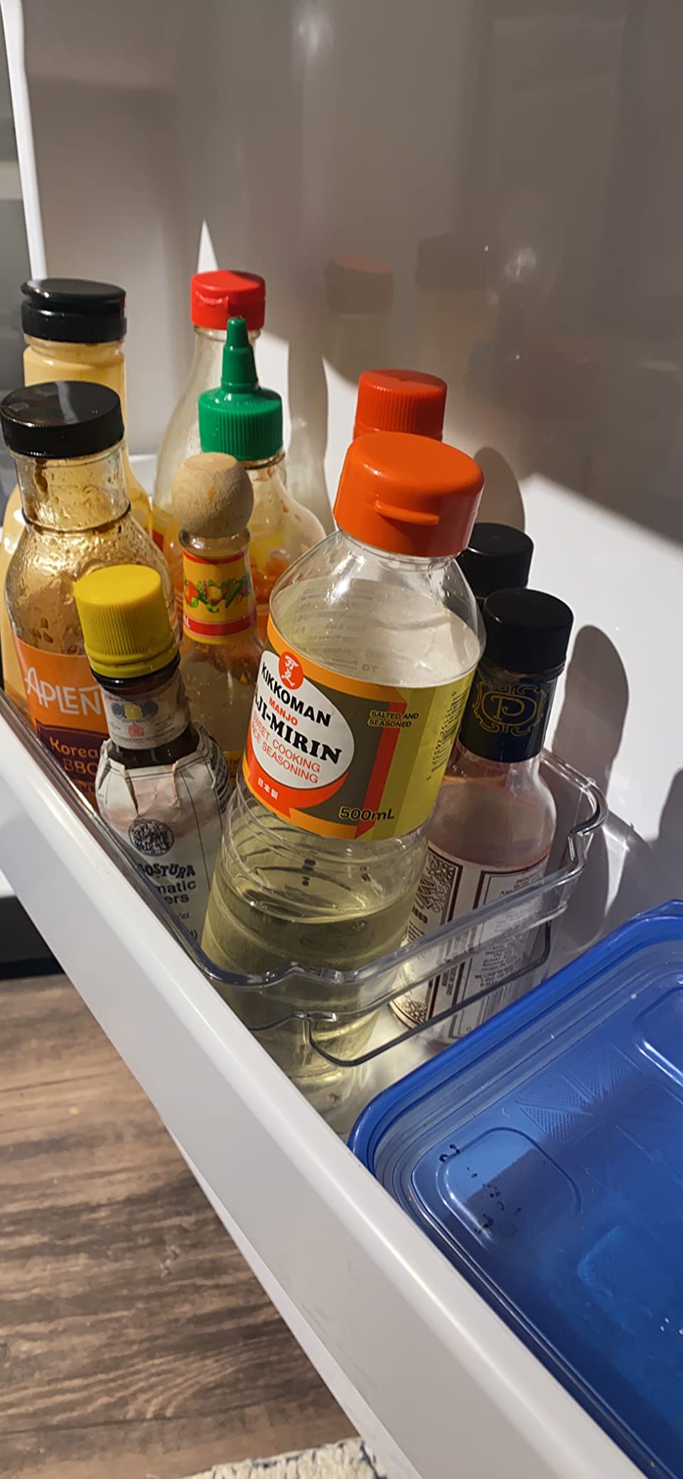 Utopia Home Plastic Stackable Storage Bins for Fridge, 8 Pack, Clear | Durable Plastic Storage Containers with Easy Grip Handles for Pantry, Kitchen Cabinets & Countertops customer photo 2