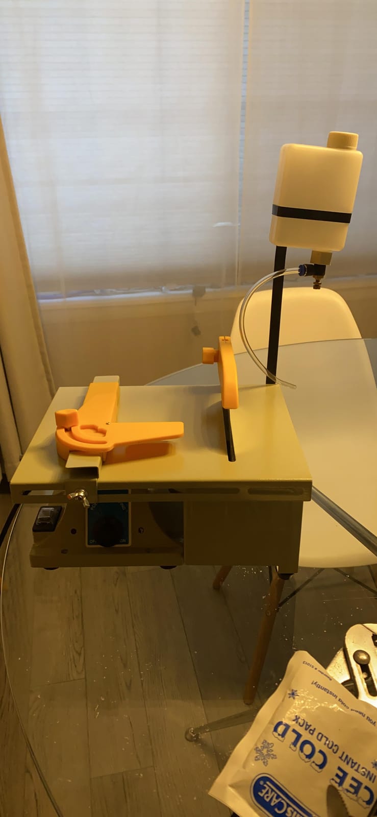Lapidary Saw 110V, 6 Inch Lapidary Equipment, Wet Stone Cutter 10000RPM customer photo 2