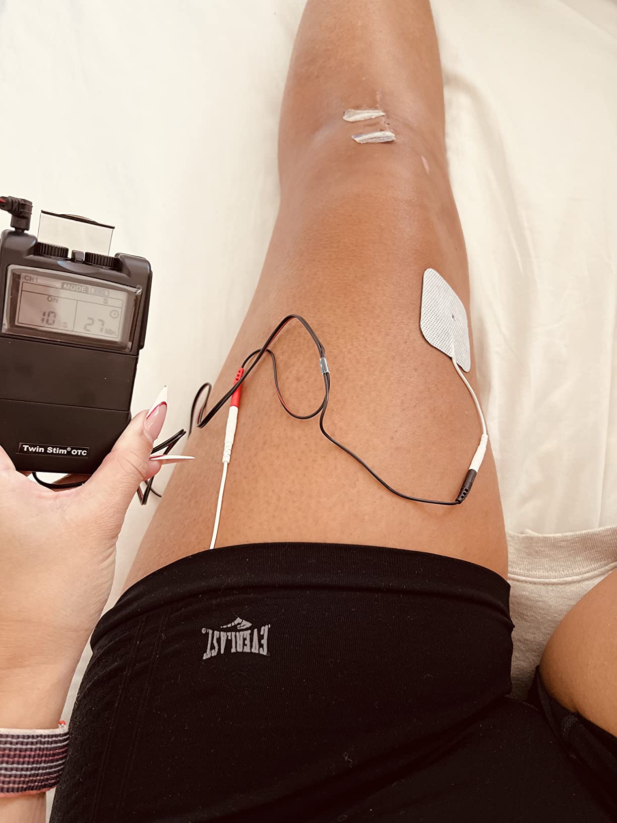 Roscoe Medical TENS Unit and EMS Muscle Stimulator, Twin Stim, OTC TENS Machine for Lower Back Pain Relief, Neck Pain, Clinical Strength Stim Machine customer photo 2