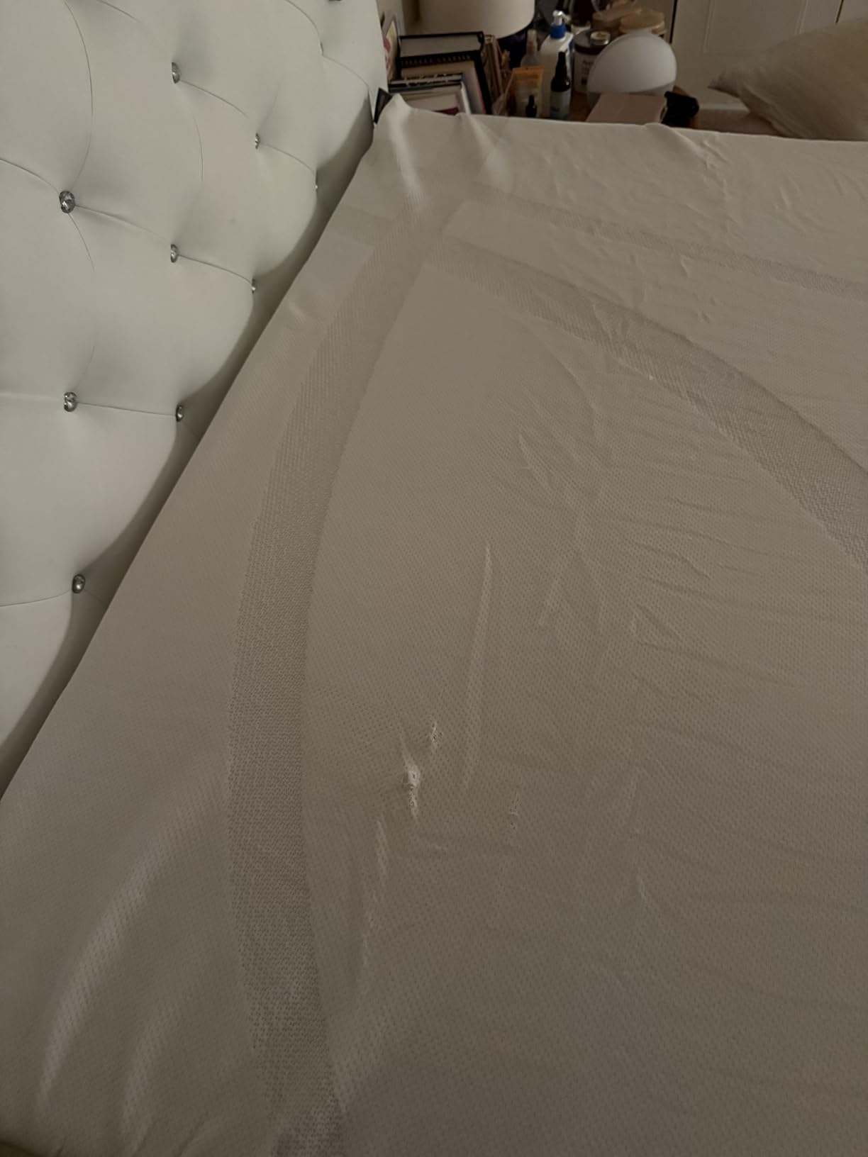 Tempur-Pedic TEMPUR-Adapt + Cooling 3-Inch Full Mattress Topper Medium Luxury Premium Foam, Washable Cover, Medium Cooling Topper, white customer photo 2