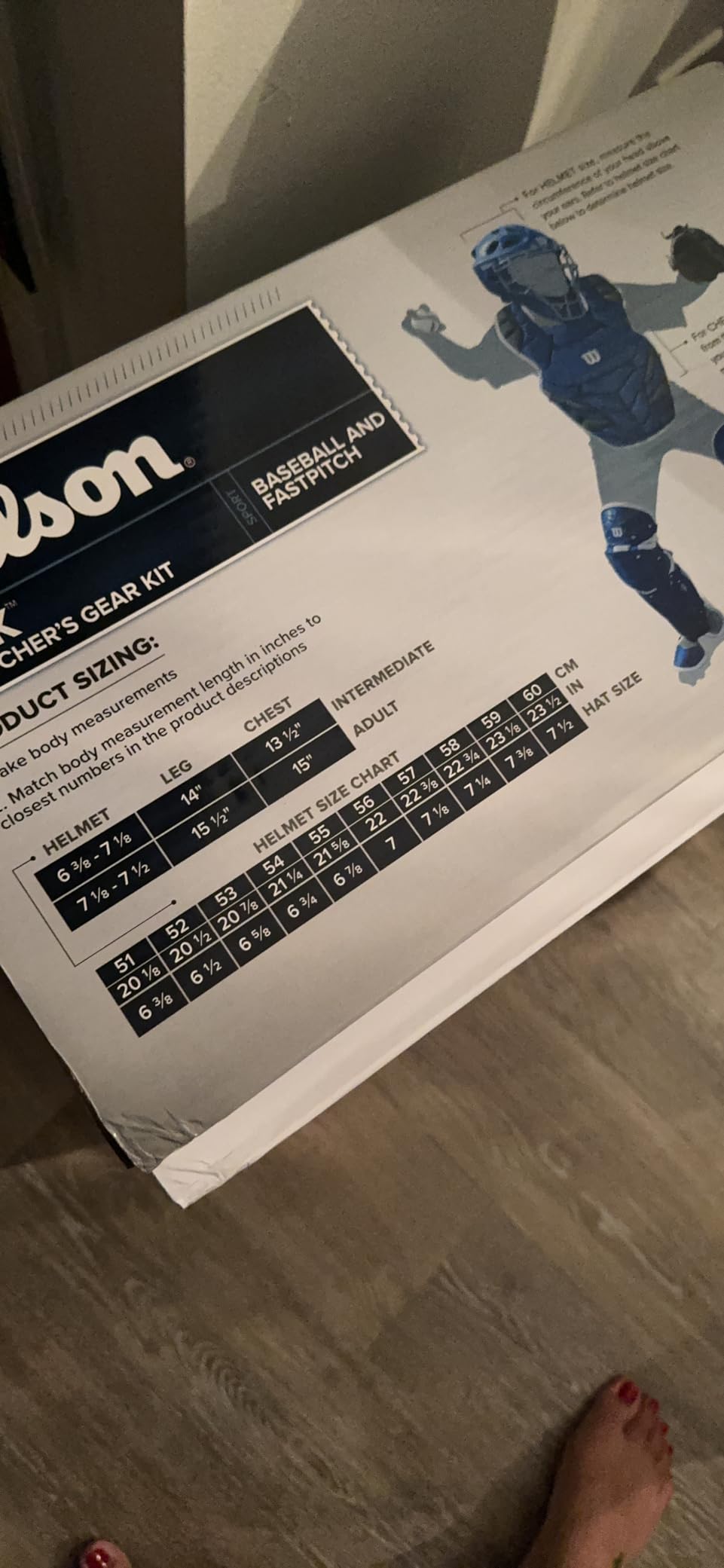 Wilson C1K Catcher's Gear Kit customer photo 2