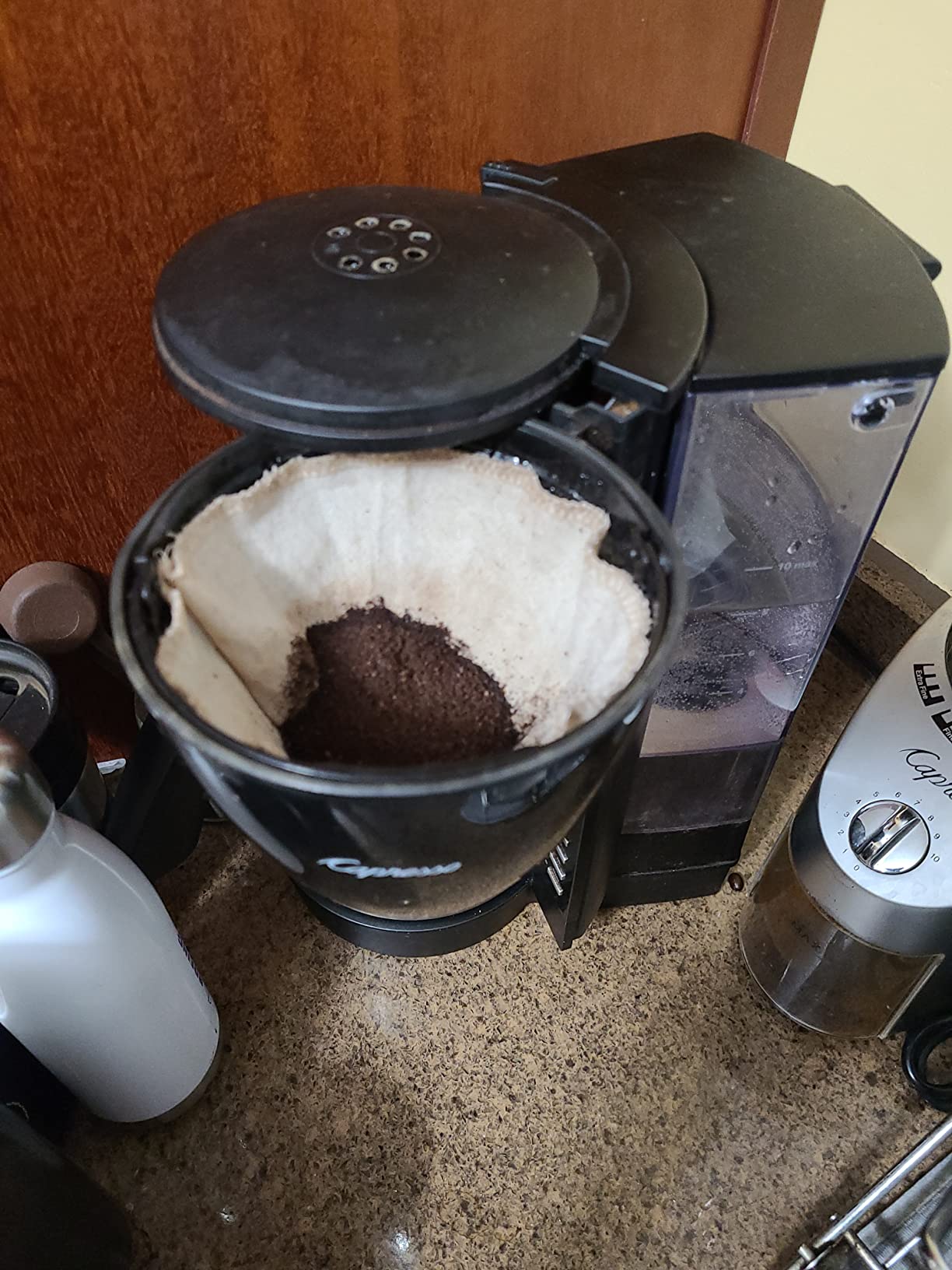 TGP Organic Hemp Cloth Coffee Filter Cone No. 4, 3-Pack, Cotton Cloth Coffee Filters customer photo 1