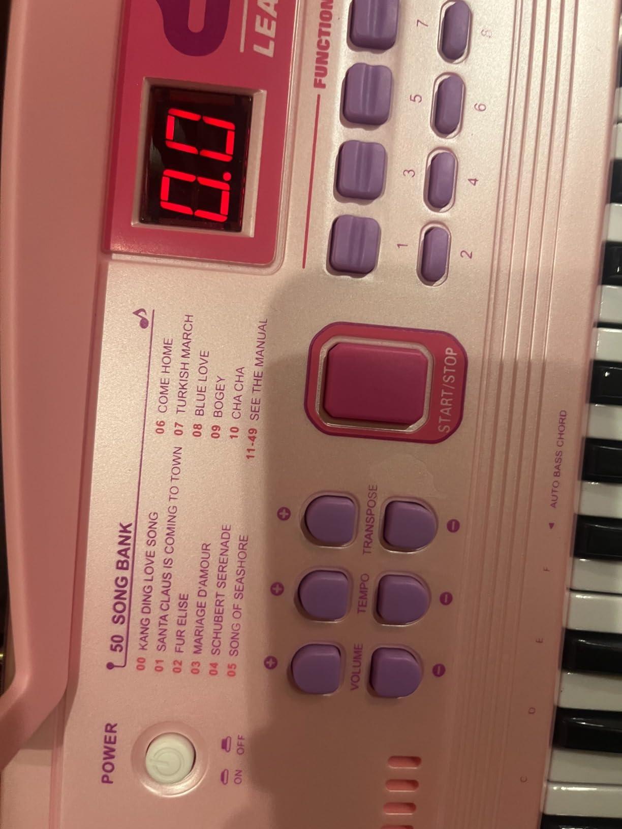 Kids Piano Keyboard, 61 Key Portable Electronic Piano with Teaching Mode customer photo 2