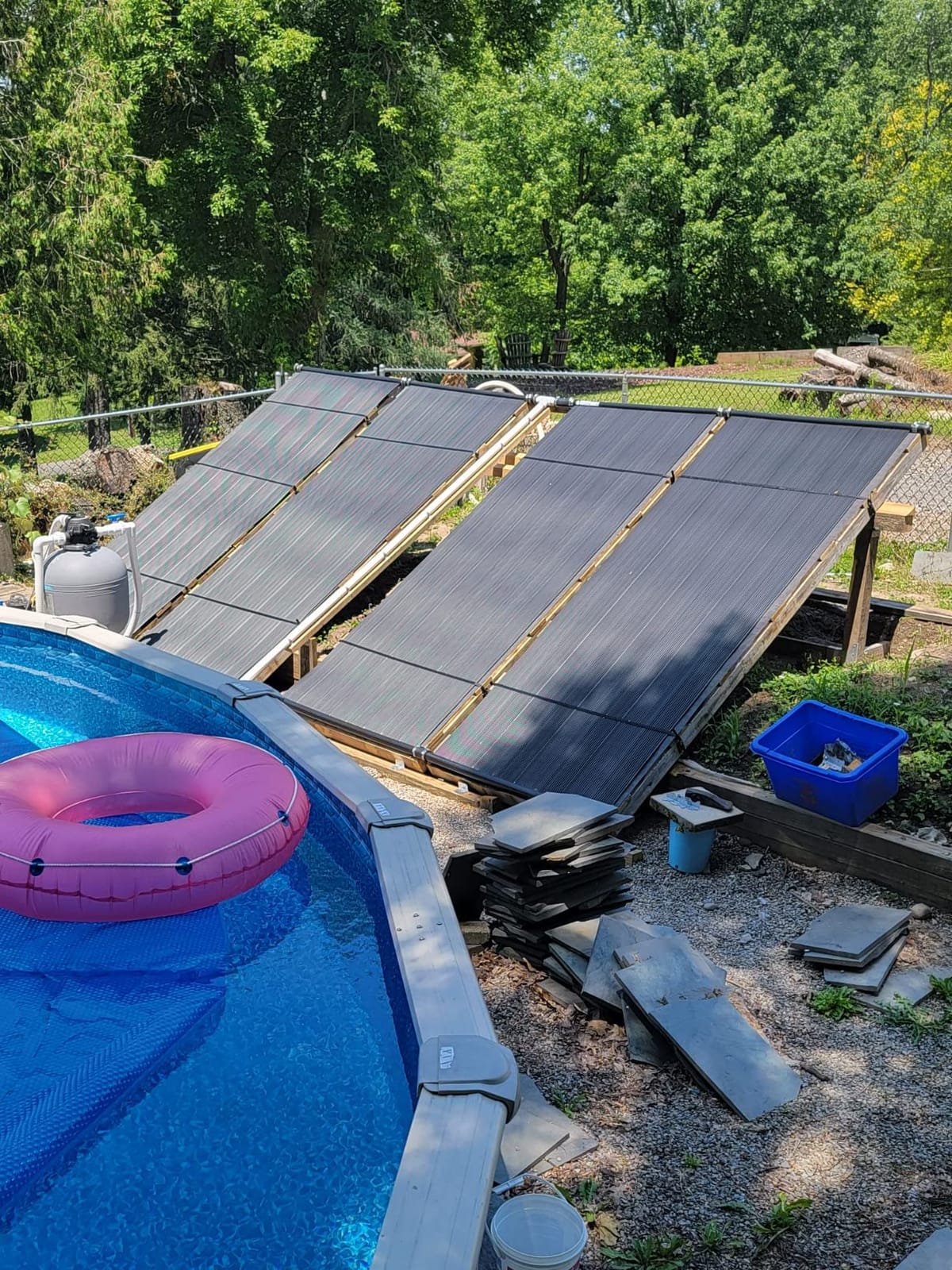 Highest Performing Design - DIY Solar Pool Heater Kit - 15-20 Year Life Expectancy (4-4x10 / 1.5