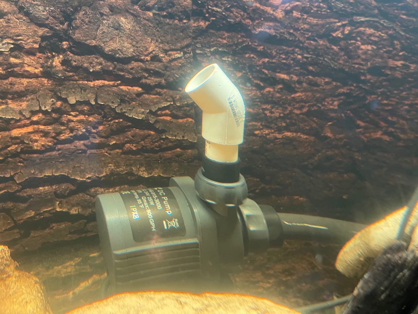 hygger 800GPH Quiet Submersible and External 24V Water Pump, with Controller (30%-100% Settings), Powerful Return Pump for Fish Tanks, Aquariums, Ponds, Fountains, Sump, Hydroponics (25W, 9.8ft) customer photo 1