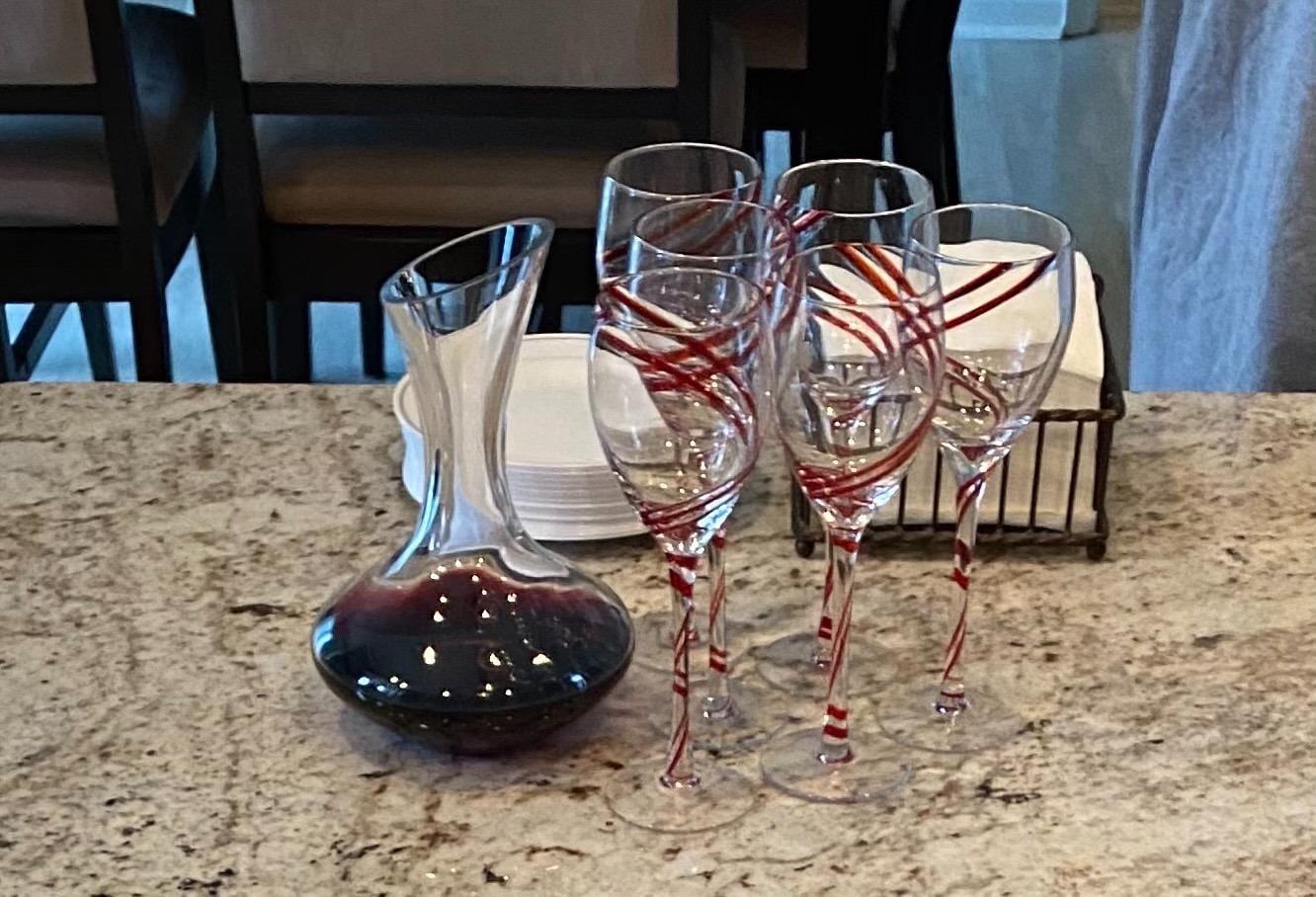Godinger Wine Decanter Carafe, Hand Blown Wine Decanter Aerator - Wine Gifts customer photo 2