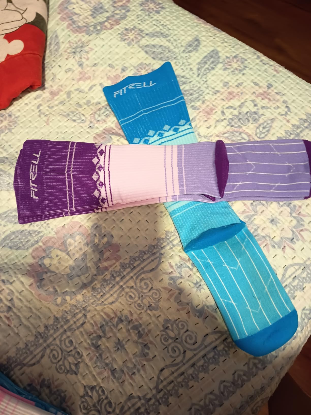 FITRELL 3 Pairs Compression Socks for Women and Men 20-30mmHg-Circulation Support Socks customer photo 2