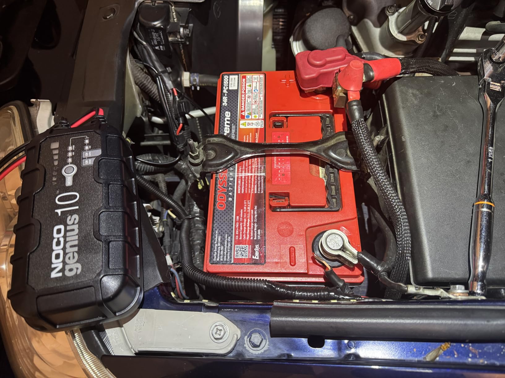 NOCO GENIUS10: 10A 6V/12V Smart Battery Charger - Automatic Maintainer, Trickle Charger & Desulfator with Overcharge Protection & Temperature Compensation - for Lead-Acid & Lithium Batteries customer photo 1