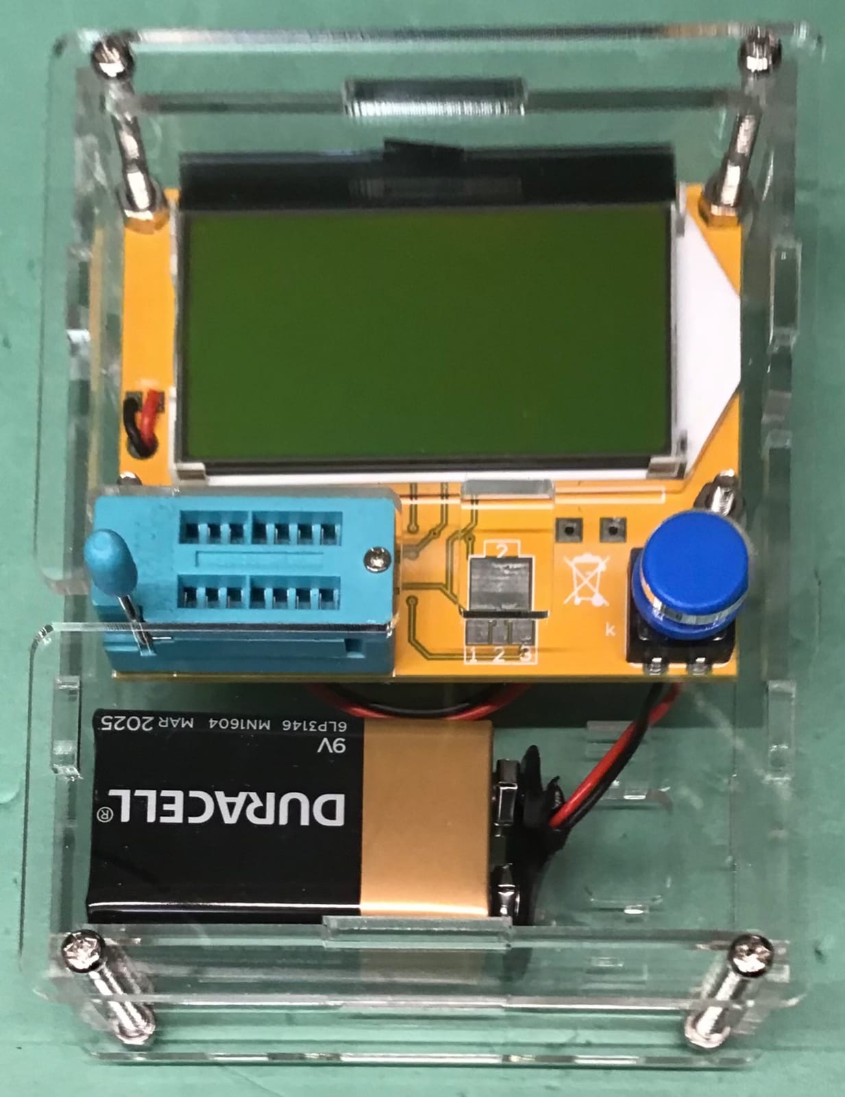LCR-T4 Mega328 Digital Transistor Tester Resistance Capacitance Diode Triode Capacitance Resistance ESR Meter MOS PNP NPN LCR with Case customer photo 2