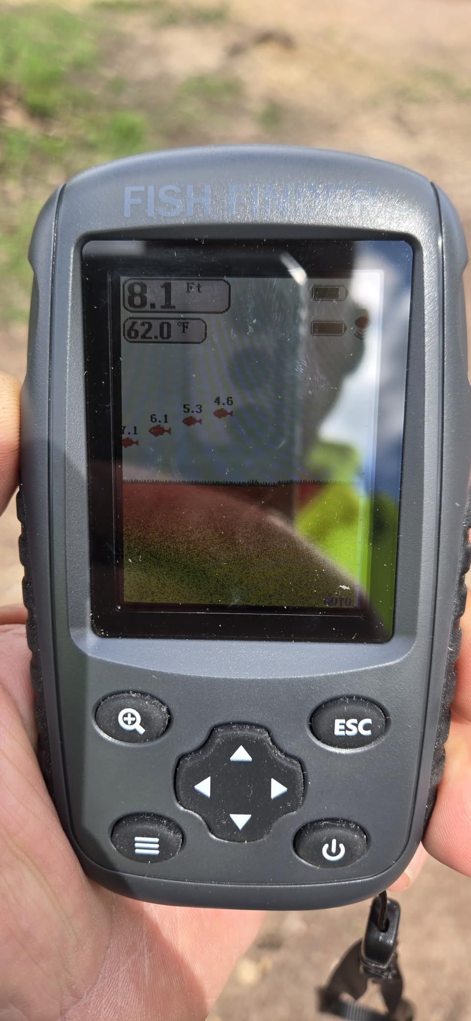 Portable Rechargeable Fish Finder Wireless Sonar Sensor Fishfinder Depth Locator with Fish Size, Bottom Contour, Color LCD Display customer photo 2