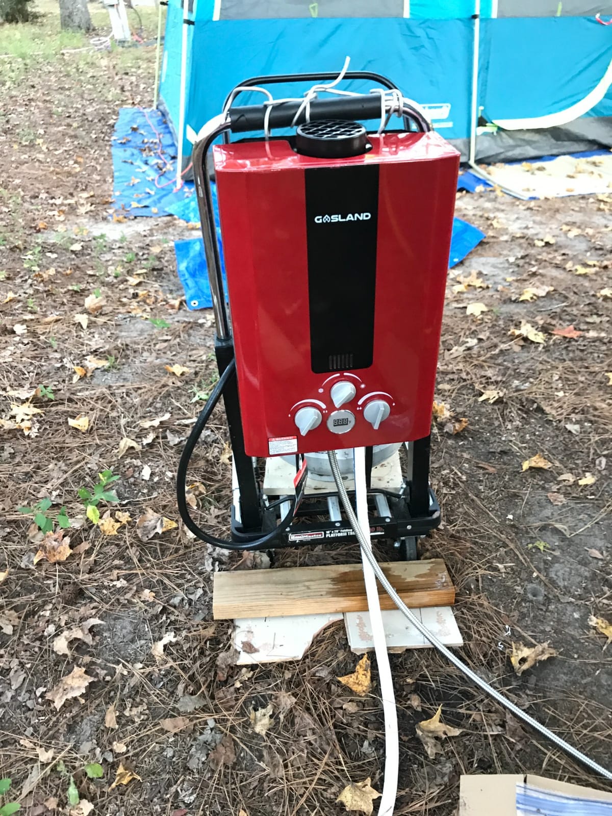 GASLAND BE158R Tankless Water Heater Propane | CSA Certified | 6L 1.58 GPM | Portable Outdoor Camp Shower, Overheating Protection, Digital Display, Temperature Adjustable, 41,000 BTU, Off-Grid customer photo 1