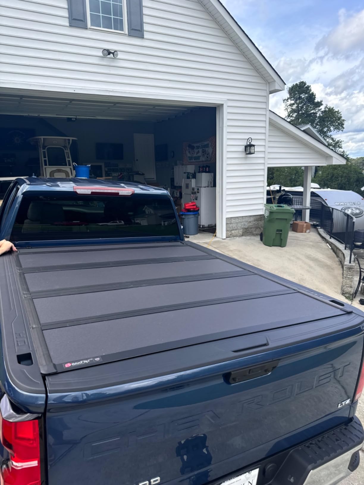 RealTruck BAK BAKFlip MX4 Hard Folding Truck Bed Tonneau Cover | 448133 | Fits 2020-2026 Chevy/GMC Silverado/Sierra 2500/3500 6' 10