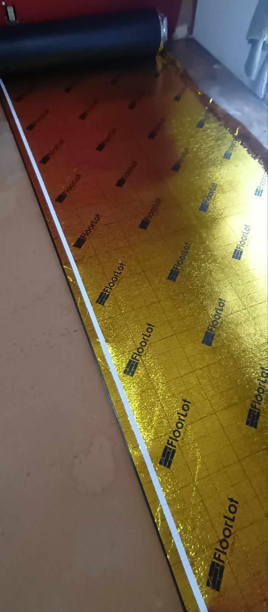 GoldMax Premium Floor Underlayment - 200 sqft Roll - 3mm Thick - with Moisture Barrier customer photo 1