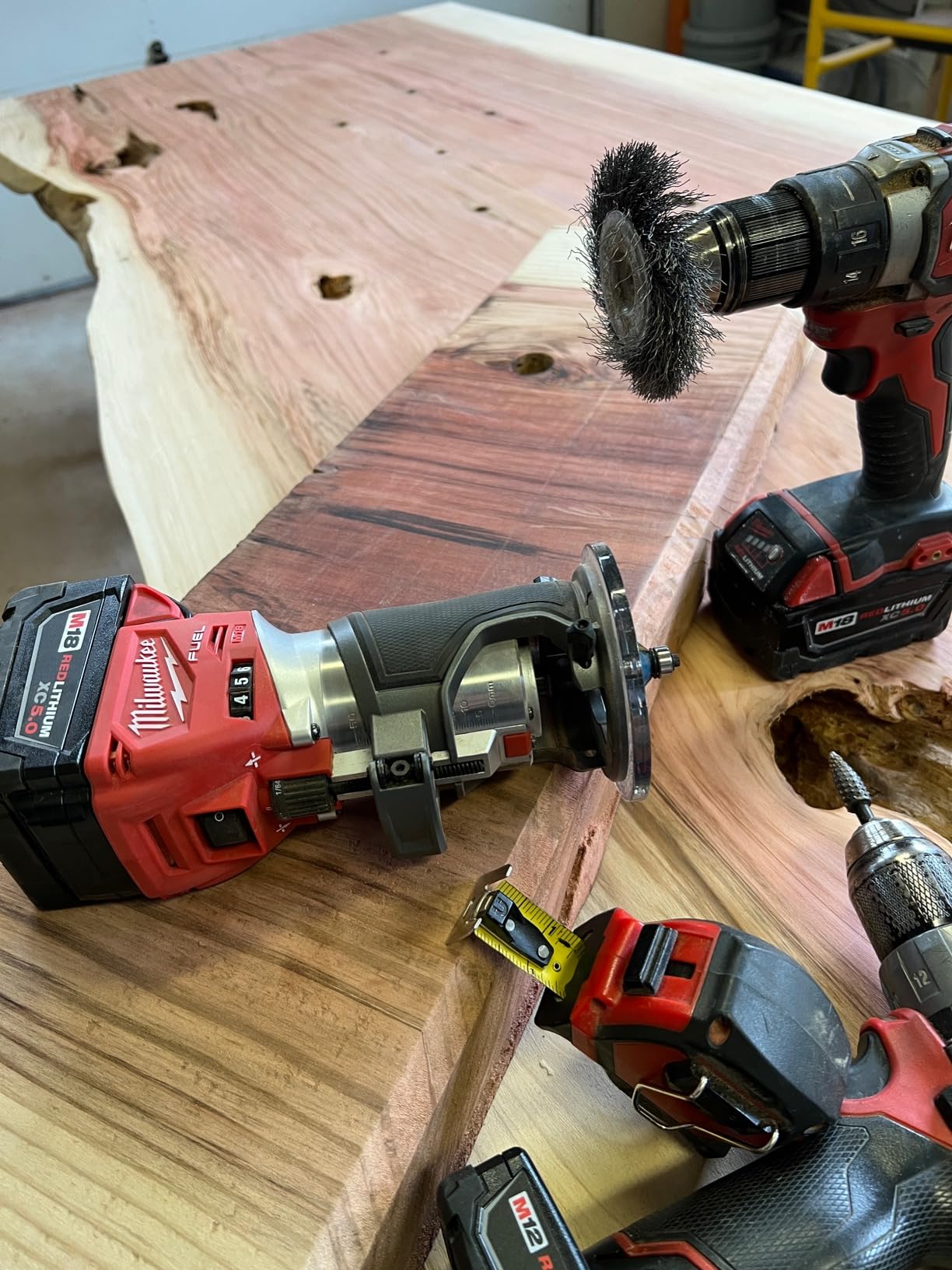 Milwaukee's Cordless Compact Router, 18.0 Voltage customer photo 2
