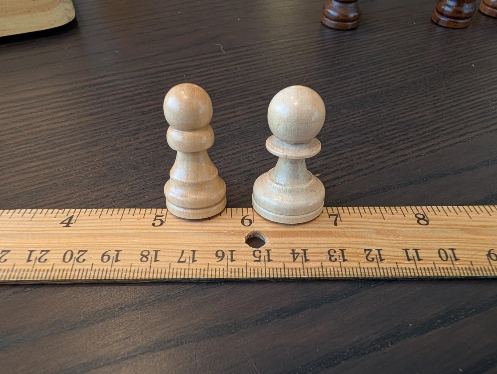 15 Inch Magnetic Wooden Chess Set for Adults & Kids with Folding Board | Travel Chess Set with Handcrafted Staunton Pieces, 2 Extra Queens and Built-In Storage Slots customer photo 1