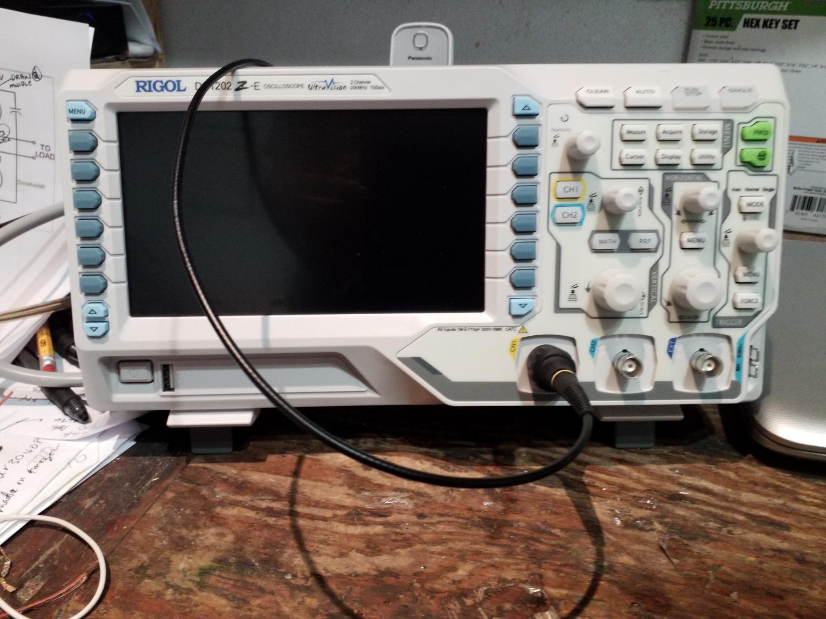 RIGOL DS1202Z-E Digital Oscilloscope, 200MHz, 2 Channel, 1GSa/s Sampling customer photo 2