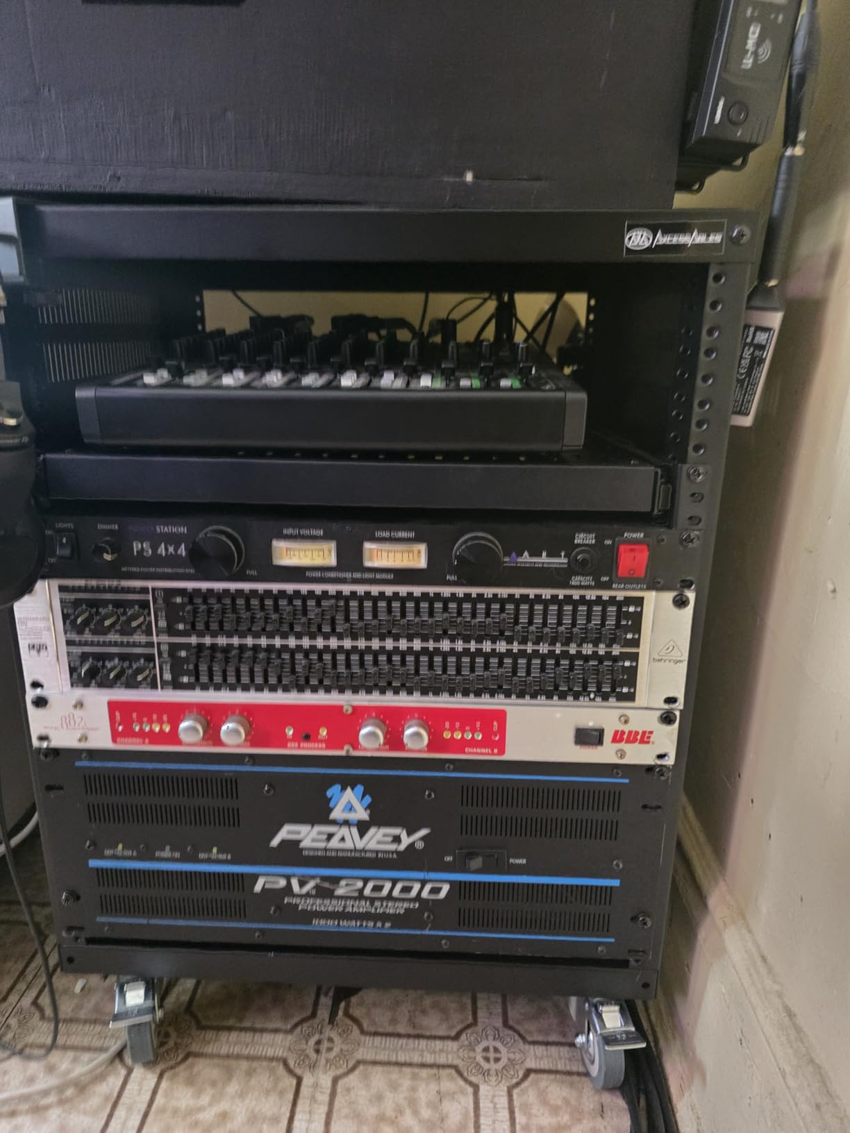 AxcessAbles 12U Network Rack with Wheels - 500lb Capacity, 18