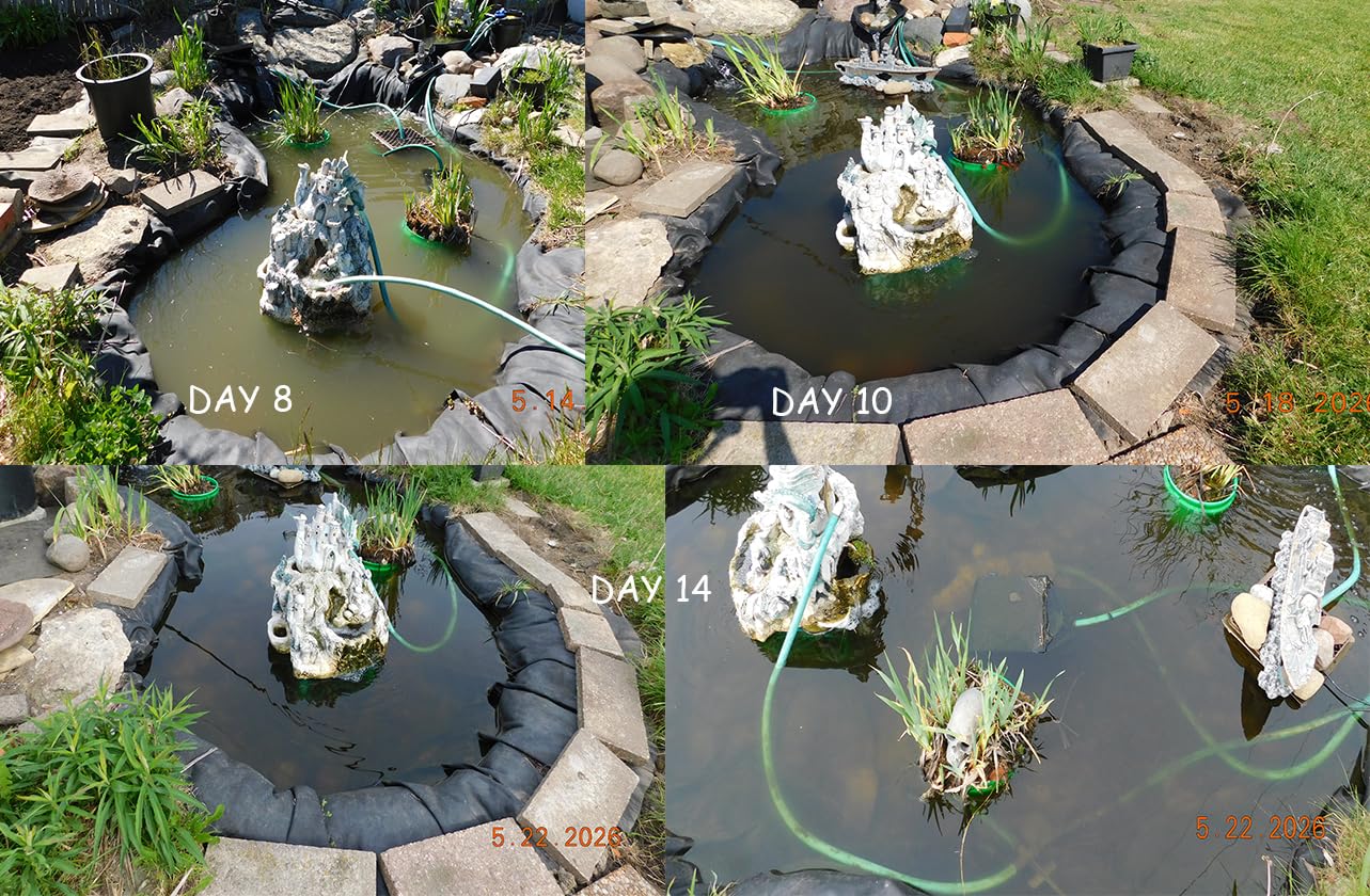 VIVOHOME 1580GPH Bio Pressure Pond Filter with 13W Light for Various Ponds | Multi-Size Adapter, 16.4ft Power Cord, Koi Ponds up to 800Gallons, Ornamental Ponds up to 1600Gallons customer photo 2