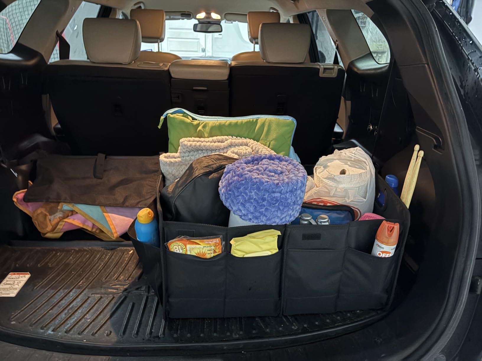 Homeve Car Trunk Organizer for SUV, 18.5Gal Large Capacity No-Sag Heavy Duty customer photo 2