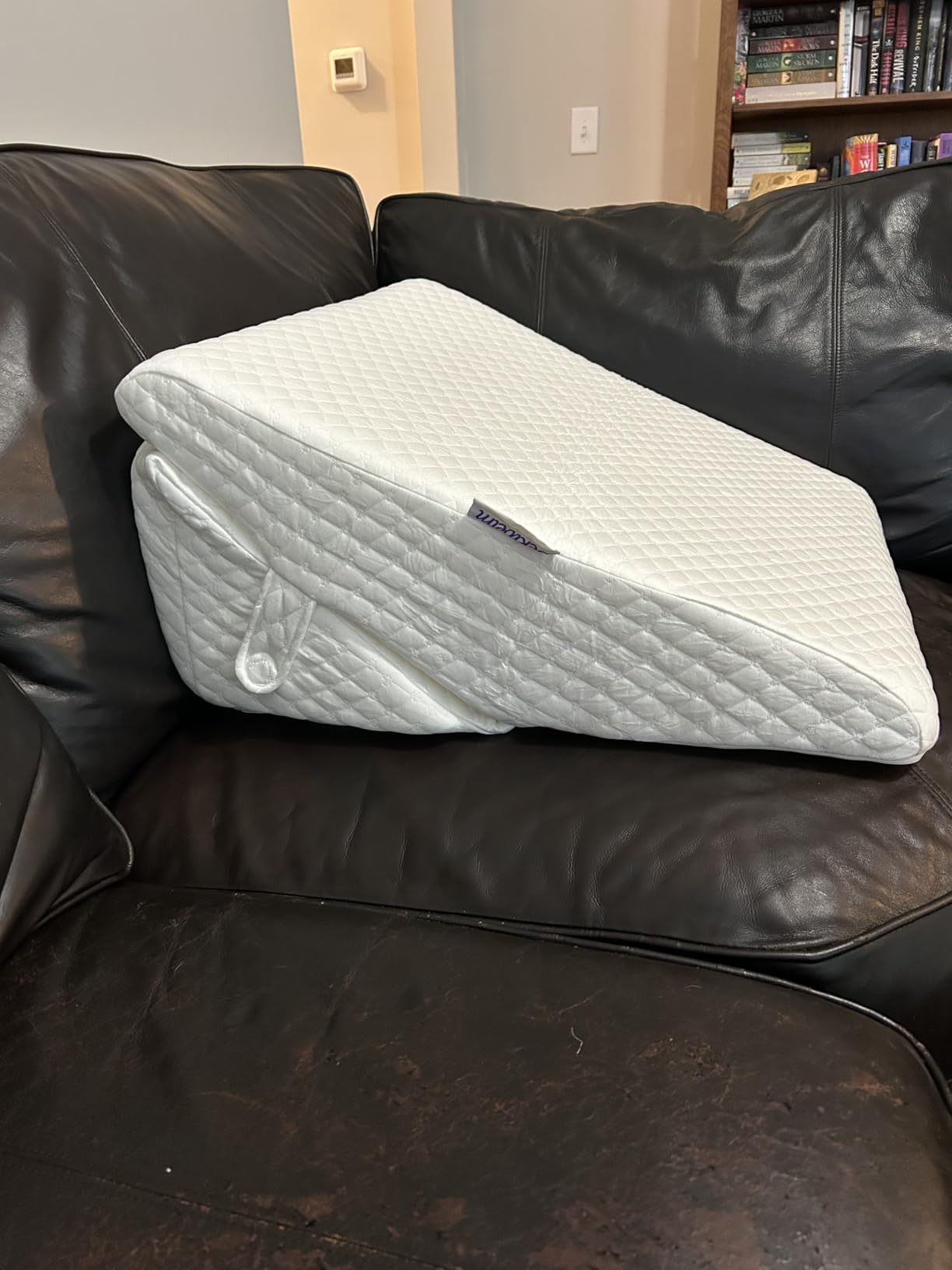 Wedge Pillow for Sleep Apnea, 12 Inch Adjustable Height Bed Wedge Pillow for Chronic Pain, Handicapped Individuals, and Long Term Care and Positioning customer photo 1