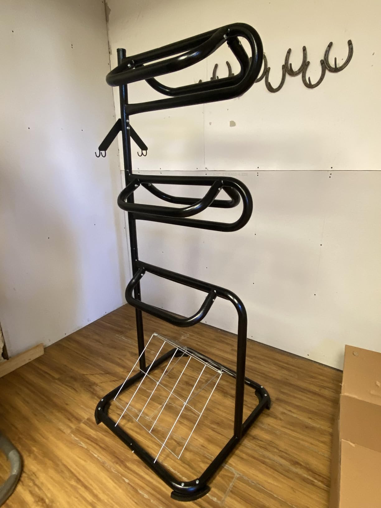 Seny Heavy Duty 3 Tier Rotatable Saddle Rack Stand H68.5 x W30 x D30 customer photo 1