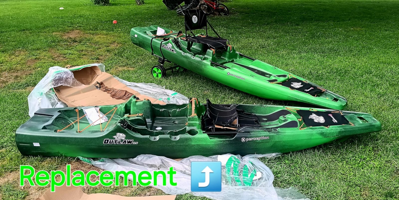 Perception Kayaks Outlaw 11.5 | Sit on Top Fishing Kayak | Fold Away Lawn Chair Seat | 4 Rod Holders | Integrated Tackle Trays | 11' 6
