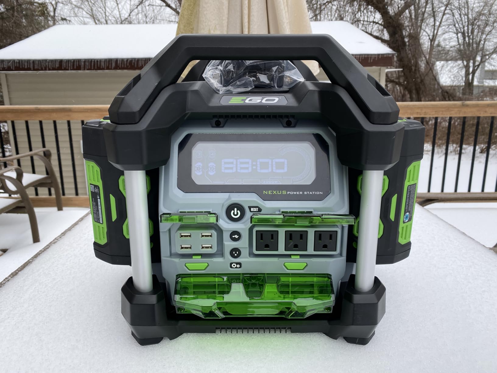 EGO POWER+ Portable Power Station, 3000W, Battery Powered, Inverter Generator for Home and Outdoor, Battery and Charger Not Included - PST3040 customer photo 1
