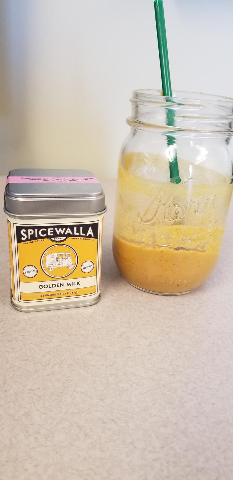 Spicewalla Golden Milk Powder - Cinnamon, Ginger, Turmeric Drink Tea or Latte Mix customer photo 2