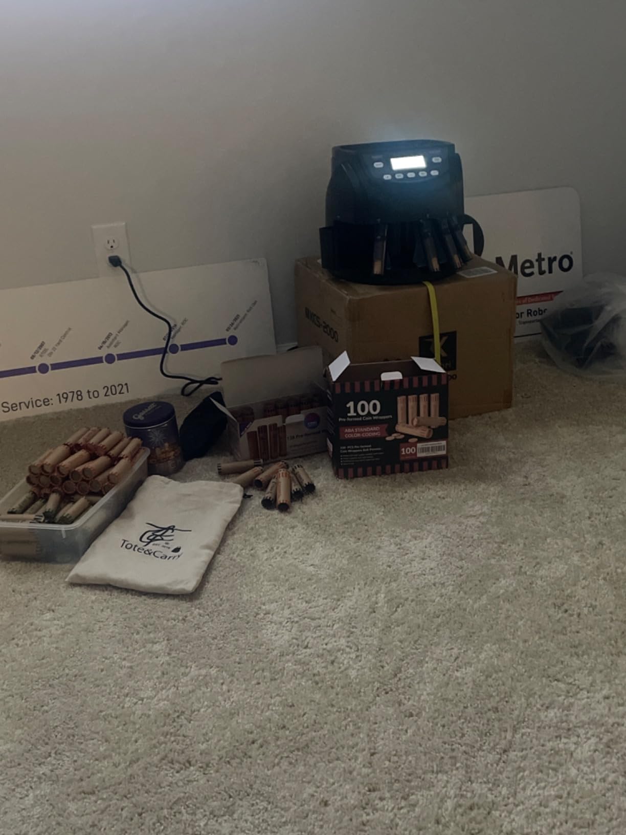 Kolibri KCS-2000 Professional USD Coin Counter Machine, Coin Sorter, Wrapper/Roller | 300 Coins/min, LED Display, Batch Feature | USD Change Counter (USA Tech Support) customer photo 1