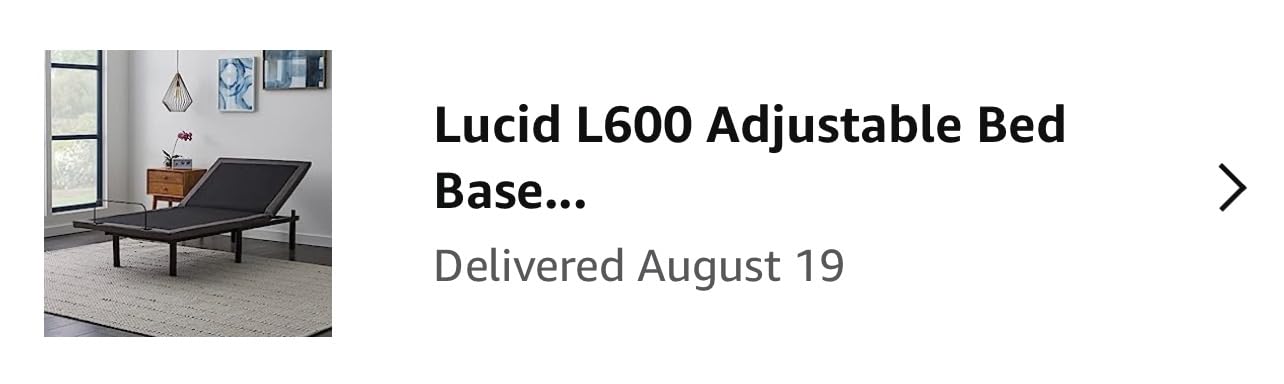 Lucid L150 Adjustable Bed Frame - Head & Foot - Wireless Remote, Full customer photo 2
