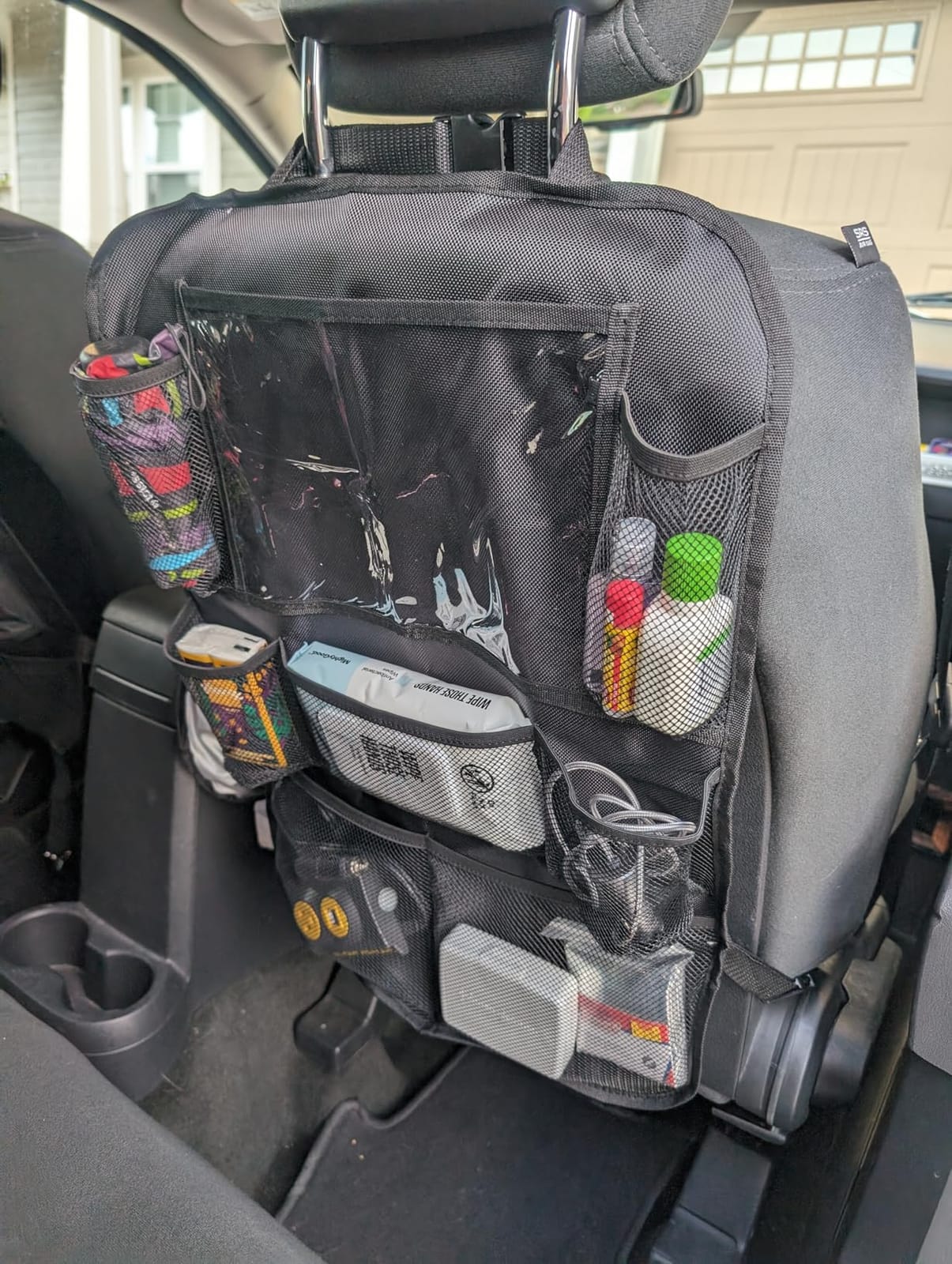 ONE PIX Backseat Car Organizer Mats with Touch Screen Tablet Holder for Kids, Road Trip Essentials customer photo 2