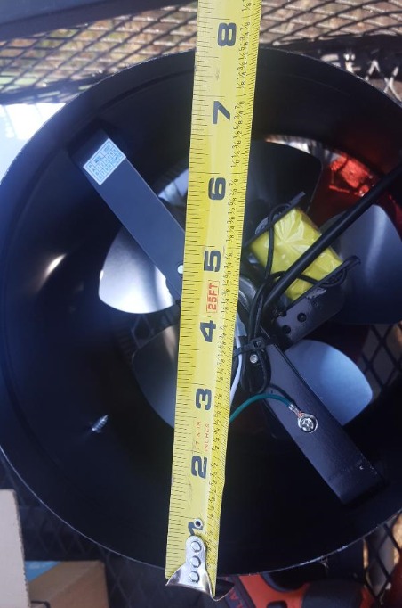 AC Infinity RAXIAL S6, Inline Booster Duct Fan 6