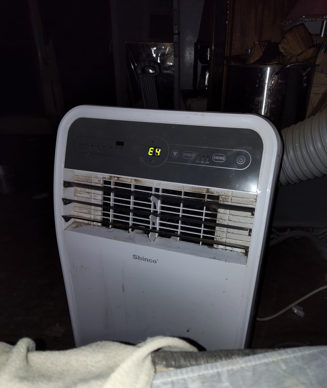 Shinco 12,000 BTU (7,500 BTU SACC) Portable Air Conditioner, Portable AC Unit with Built-in Cool, Dehumidifier&Fan Modes for Room up to 450 sq.ft, with Remote Control, 24 Hour Timer, Installation Kit customer photo 1