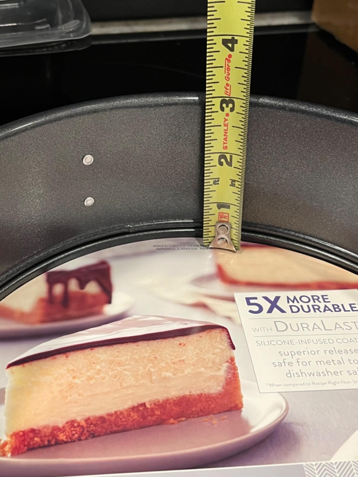 Wilton Platinum Non-Stick Springform Pan, Made Without PFAS, 9 in | DURALAST Silicone Infused Double Coating, 5X More Durable with Anti-Warping Technology, Perfect for Cheesecakes & Tarts customer photo 2