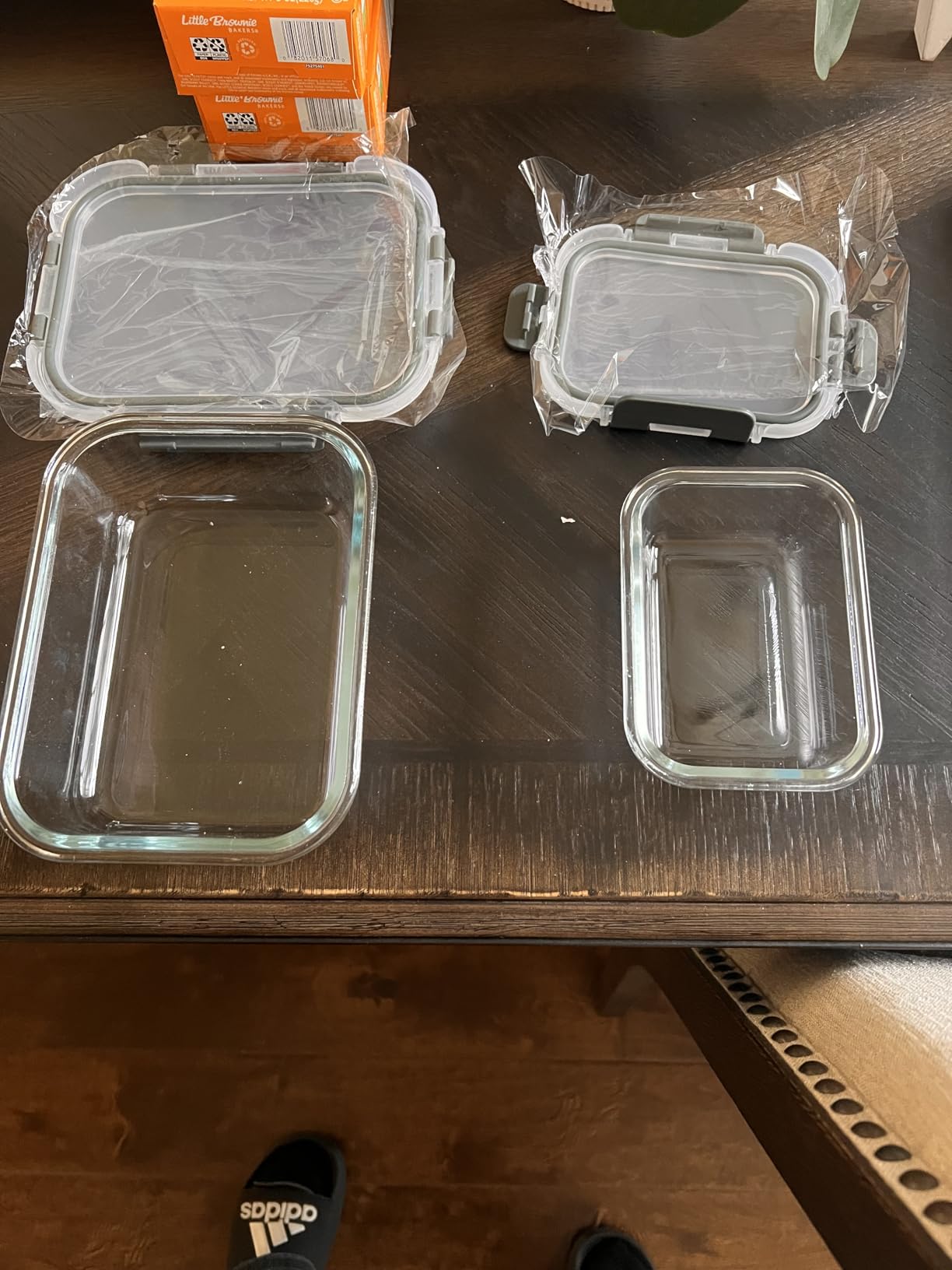 M MCIRCO 10 Pack Glass Food Storage Containers with Lids, Gray | Glass Meal Prep Containers, Airtight Lunch Containers with Lids, Microwave, Oven, Freezer and Dishwasher Friendly, BPA Free customer photo 1