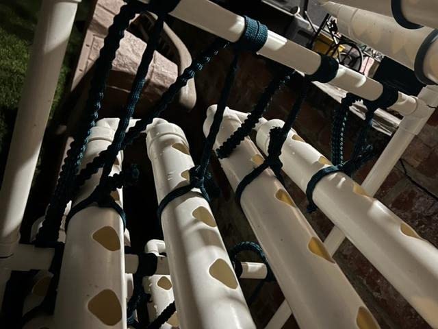 VIVOSUN Hydroponics Growing System 108 Plant Sites, 3 Layers 12 Food-Grade PVC-U Pipes Gardening System Grow Kit with Water Pump Timer, Nest Basket and Sponge for Leafy Vegetables customer photo 1
