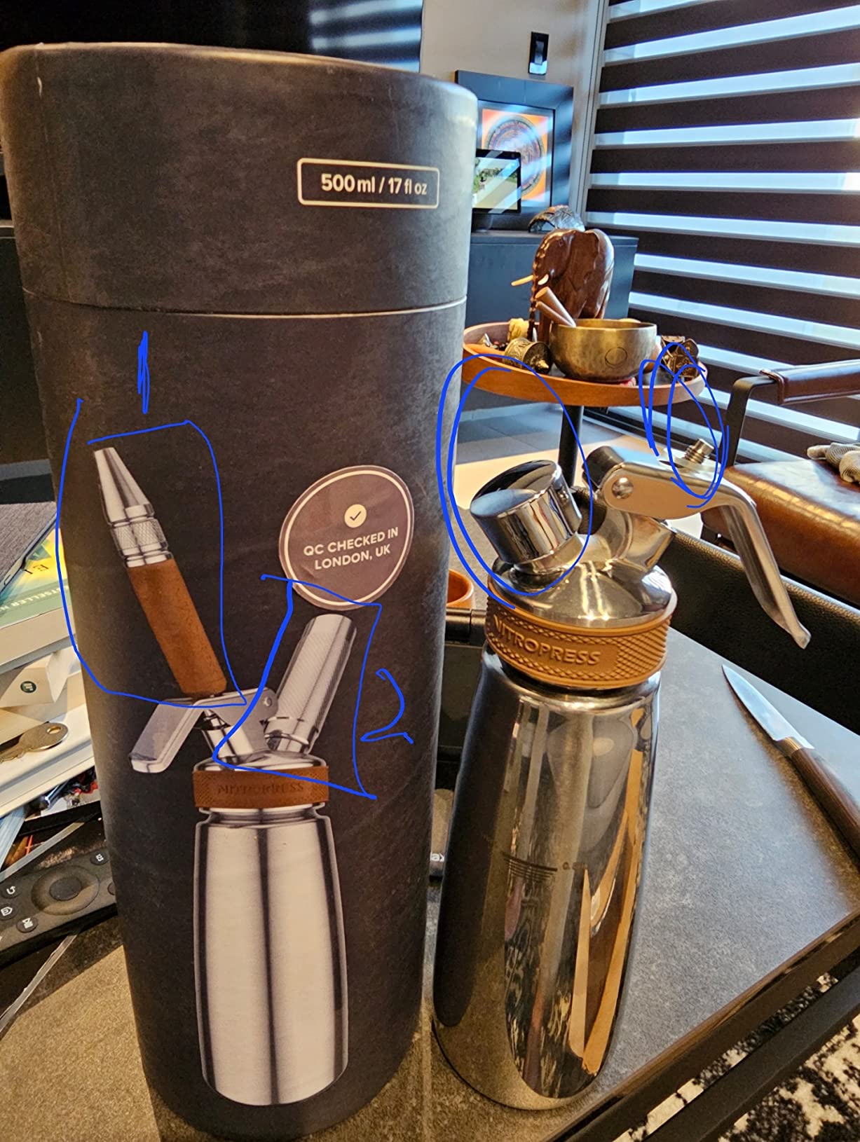 Original NitroPress - Nitro Cold Brew Coffee Maker Kit | Includes 10 Nitrogen Cartridges | Portable Infuser for Nitro Drinks, Cold Brew, Cocktails & Tea at Home or On the Go customer photo 1